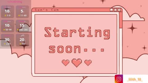 Lili  online show from May 2026 07:01:01 PM