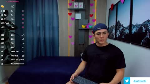 Snapshot of alan_nd_kevin chatting on February 2025 07:21:01 PM Alan Kevin can we reach 100 thumbs up please guys online show from February 2025 07:21:01 PM