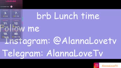 Snapshot of alannalove__ chatting on July 2026 06:20:01 PM Alanna online show from July 2026 06:20:01 PM