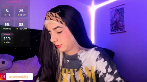 Snapshot of alicewoodville chatting on December 2024 10:19:01 PM Alice online show from December 2024 10:19:01 PM