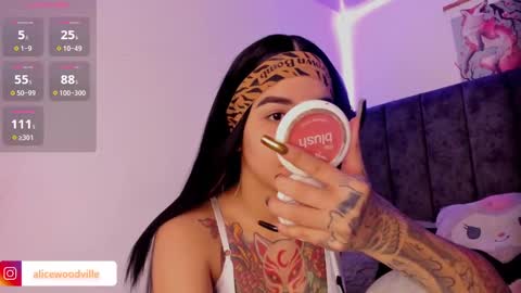 Snapshot of alicewoodville chatting on February 2025 03:05:01 PM Alice online show from February 2025 03:05:01 PM