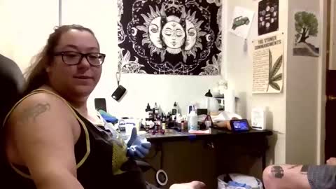 Snapshot of angelshempire420 chatting on February 2026 08:38:01 PM Angel and Mark online show from February 2026 08:38:01 PM