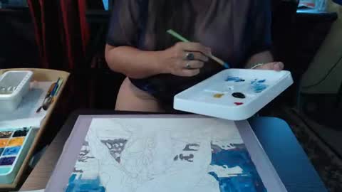 Snapshot of artsy_bubble chatting on June 2026 10:45:02 PM Barb Ross online show from June 2026 10:45:02 PM