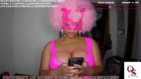 Queen Siren online show from September 2025 07:11:02 AM