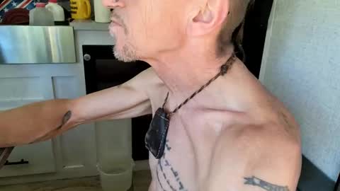 Snapshot of brushsquach chatting on October 2025 07:33:02 PM Steve... aka SkinnieDippin aka TimberTramp online show from October 2025 07:33:02 PM