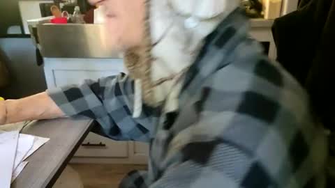 Snapshot of brushsquach chatting on November 2025 04:20:01 PM Steve... aka SkinnieDippin aka TimberTramp online show from November 2025 04:20:01 PM