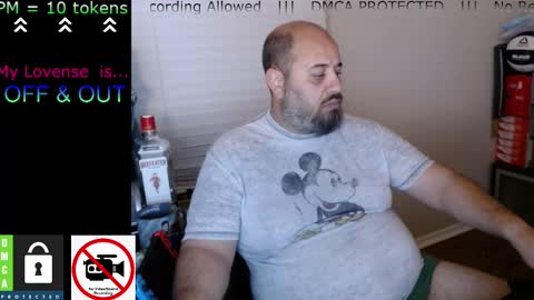 Snapshot of chunkymonkey420 chatting on February 2025 04:31:01 AM Spencer Smokey Bear online show from February 2025 04:31:01 AM