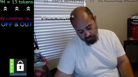 Snapshot of chunkymonkey420 chatting on March 2025 12:27:02 AM Spencer Smokey Bear online show from March 2025 12:27:02 AM