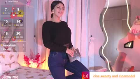 Snapshot of cloesweety chatting on November 2025 09:03:01 PM CLOE online show from November 2025 09:03:01 PM