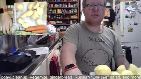 Cookie - I do cooking streams occasionally. Next stream  online show from December 2024 01:18:01 PM