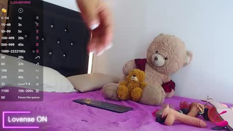 Snapshot of coraline_v chatting on March 2025 02:49:02 AM Coraline connected from 10 pm to 6 am Colombia time online show from March 2025 02:49:02 AM