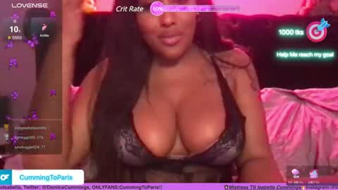 Snapshot of cummingtoparis chatting on December 2024 11:08:02 AM Cumming To Mistress Isabella Cummings online show from December 2024 11:08:02 AM