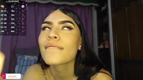 Snapshot of cuttebabe_ chatting on January 2025 12:47:01 AM Sophia online show from January 2025 12:47:01 AM