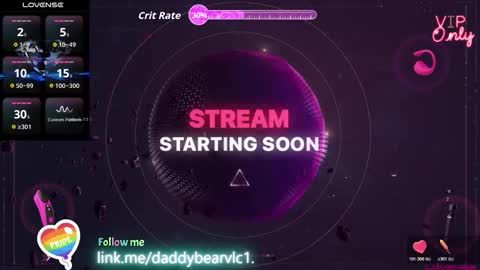 DaddyBear online show from February 2026 06:50:01 PM