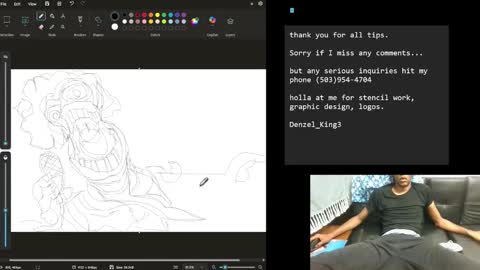 Denzel King3 online show from October 2025 09:47:02 PM