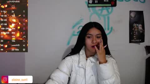 Snapshot of elaine_sun chatting on December 2024 02:02:01 AM Elaine eli online show from December 2024 02:02:01 AM