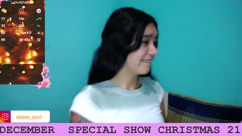 Snapshot of elaine_sun chatting on December 2024 05:07:01 AM Elaine eli online show from December 2024 05:07:01 AM