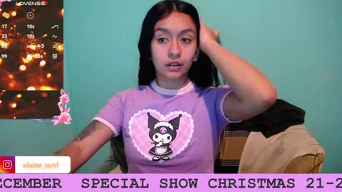 Snapshot of elaine_sun chatting on December 2024 02:32:01 AM Elaine eli online show from December 2024 02:32:01 AM