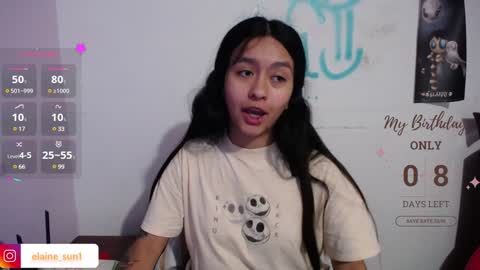 Snapshot of elaine_sun chatting on January 2025 06:20:02 AM Elaine eli online show from January 2025 06:20:02 AM