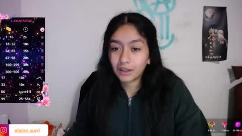 Snapshot of elaine_sun chatting on February 2025 04:18:02 AM Elaine eli online show from February 2025 04:18:02 AM