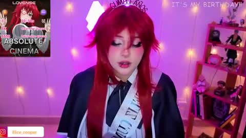 Snapshot of elicecooper chatting on June 2026 06:11:01 AM Elice Cooper new account online show from June 2026 06:11:01 AM