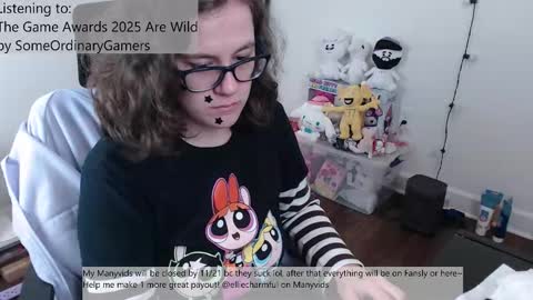 Ellie Charmful online show from November 2025 12:22:01 AM