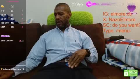 My name is Elmore. Please say hello I like to chat with you. If you have requests or dirty talk please use tip online show from December 2024 03:49:01 AM