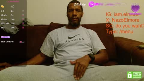 My name is Elmore. Please say hello I like to chat with you. If you have requests or dirty talk please use tip online show from January 2025 03:48:02 AM