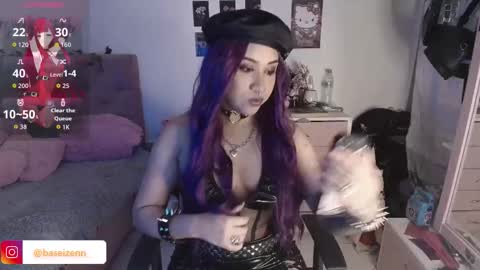 Snapshot of exodiakinky chatting on November 2025 02:56:02 AM Goddess Exodia please help me reach 100 thumbs up online show from November 2025 02:56:02 AM