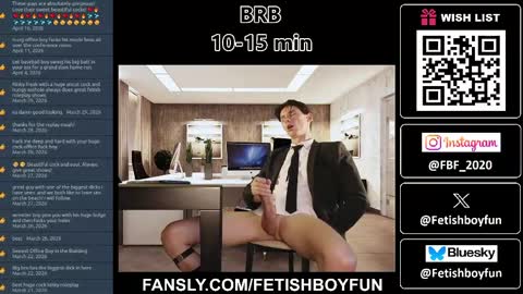 FetishBoyFun online show from April 2026 07:58:01 PM
