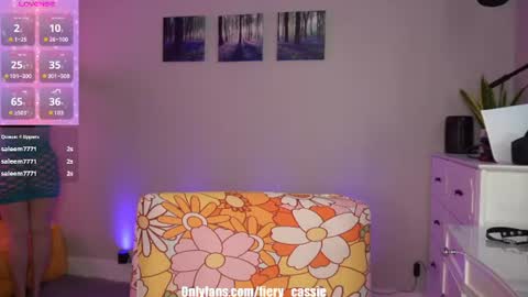 Snapshot of fiery_redhead chatting on July 2026 01:23:02 AM Cassie Ventura online show from July 2026 01:23:02 AM
