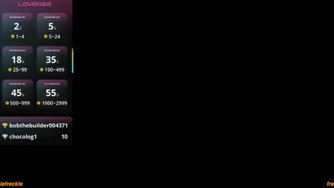 Snapshot of franciefreckle chatting on November 2025 02:28:01 PM franciefreckle online show from November 2025 02:28:01 PM