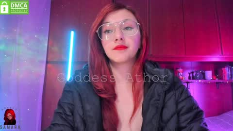 Snapshot of goddess_athor chatting on January 2025 10:19:01 PM HI I AM SAMARA -------------------- Next Stream 30 NOV 2024 2200 GMT-2 online show from January 2025 10:19:01 PM