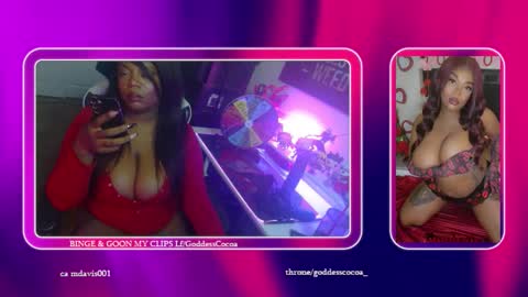 Snapshot of goddesscocoaa chatting on December 2025 10:16:02 PM Goddess Cocoa online show from December 2025 10:16:02 PM