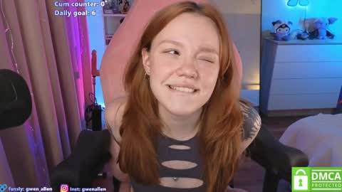Snapshot of gwen_allen chatting on May 2026 11:33:02 PM I am Gwen online show from May 2026 11:33:02 PM