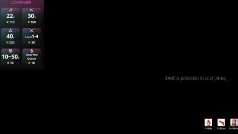 Scarlet online show from April 2026 10:05:01 AM