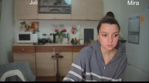 Snapshot of ihavepaws33 chatting on February 2025 04:40:01 PM Julia and Mira online show from February 2025 04:40:01 PM