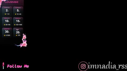 Snapshot of imnadiaroses chatting on November 2025 08:24:01 AM Nadia online show from November 2025 08:24:01 AM