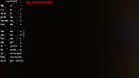 Isabella Mossh online show from October 2025 08:42:01 PM