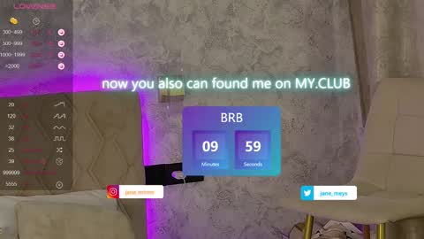 Snapshot of jane_meys chatting on February 2025 11:22:01 AM your kitty JANE roawww online show from February 2025 11:22:01 AM