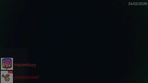 Josita rousell INSTAGRAM  majoestupy  online show from February 2026 11:04:02 PM