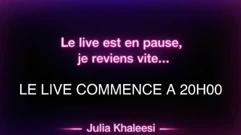 Julia Khaleesii online show from April 2026 09:39:33 PM