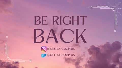 Snapshot of julieta_cooper20 chatting on December 2024 08:11:02 AM Juli online show from December 2024 08:11:02 AM