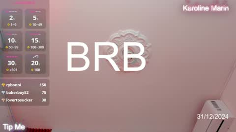 Karoline online show from December 2024 04:57:01 PM