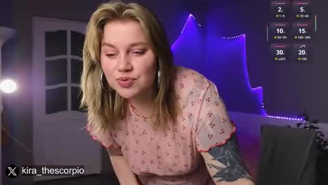 Snapshot of kira_citro chatting on November 2025 12:54:02 AM Kira NEXT STREAM December 4 5pm CET 11am EST online show from November 2025 12:54:02 AM