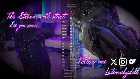 Snapshot of latexrubydoll chatting on February 2025 03:56:01 AM Latex Ruby online show from February 2025 03:56:01 AM