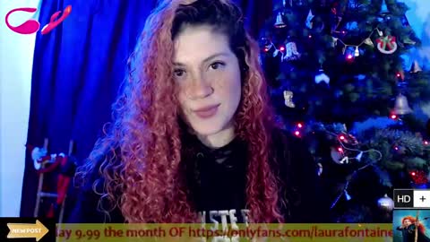 Snapshot of laura_fountain_ chatting on January 2025 12:49:01 AM weedcam Curly Laura OF    online show from January 2025 12:49:01 AM