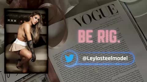 Snapshot of leyla_steel chatting on April 2026 11:52:02 AM INSTA leylasteel model online show from April 2026 11:52:02 AM