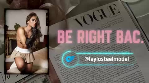 Snapshot of leyla_steel chatting on May 2026 04:00:01 PM INSTA leylasteel model online show from May 2026 04:00:01 PM