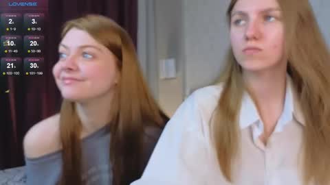 Hello our names are Kate and Alice this is our first day here. online show from March 2025 12:04:02 PM